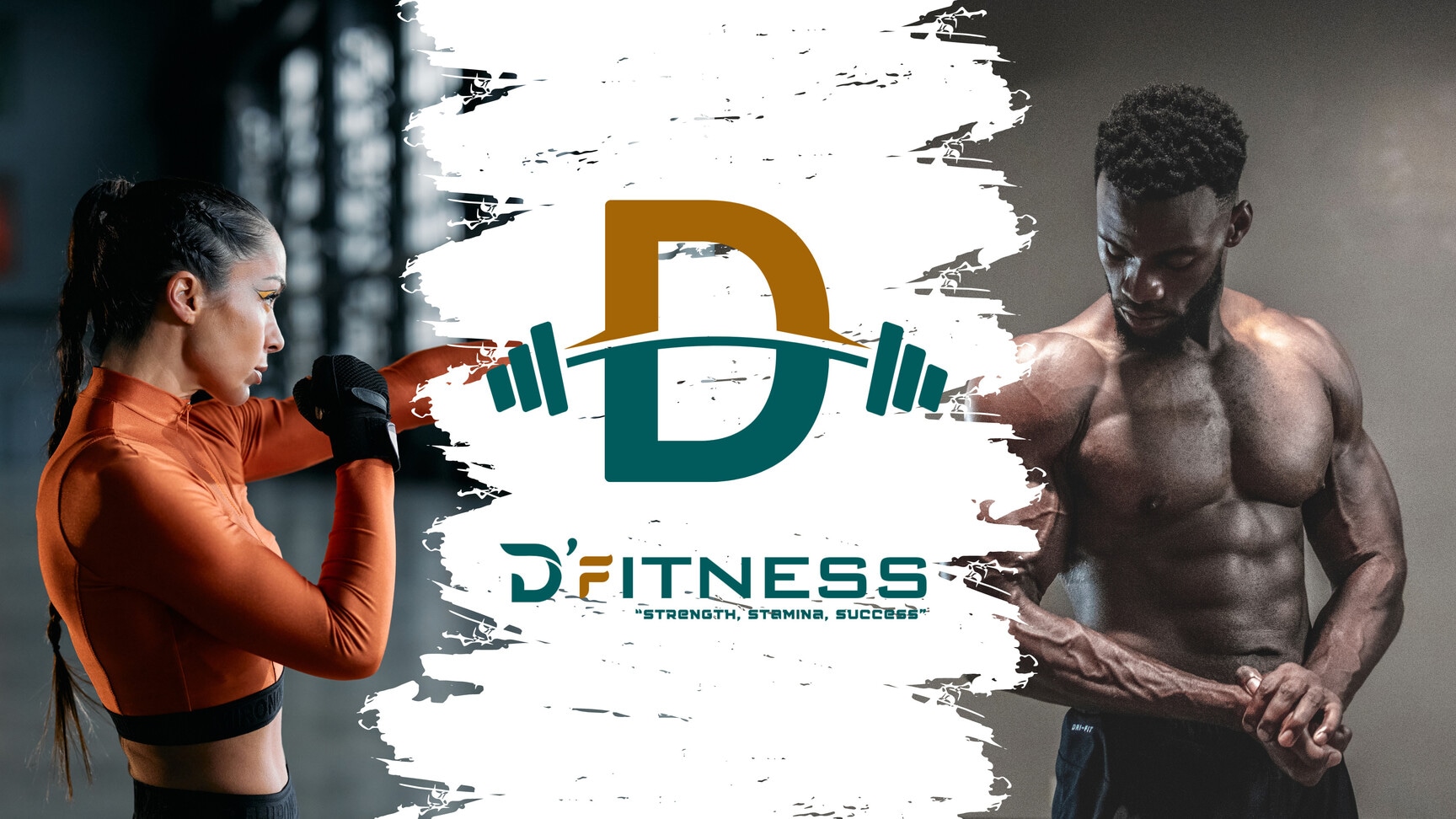 D Fitness Gym identity artwork from the Neem Ka Thana listing